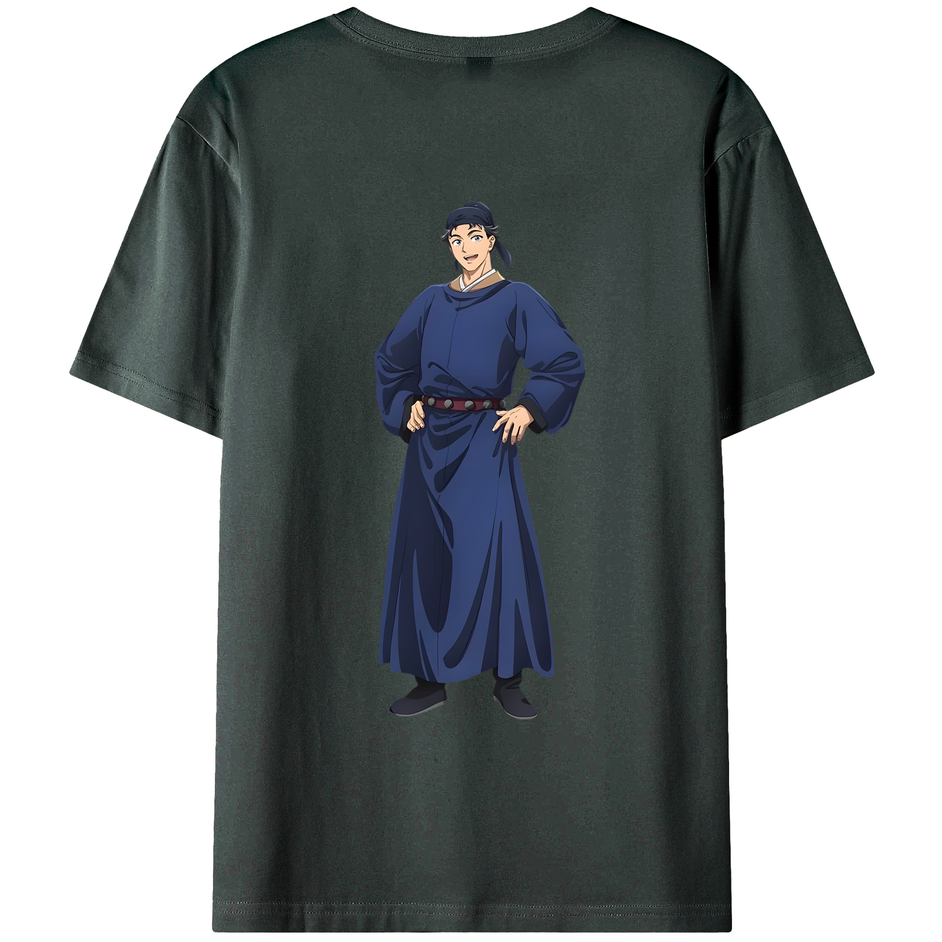 （画像用） 薬屋のひとりごと The Apothecary Diaries 綿100％ メンズ半袖Tシャツ（バックプリント） 通気性